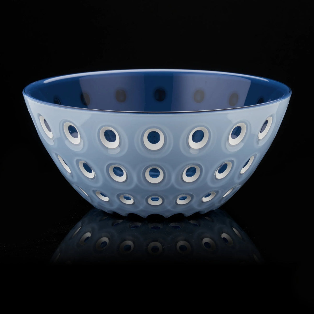 Bowl 25cm Red/White/Transparent L66132
