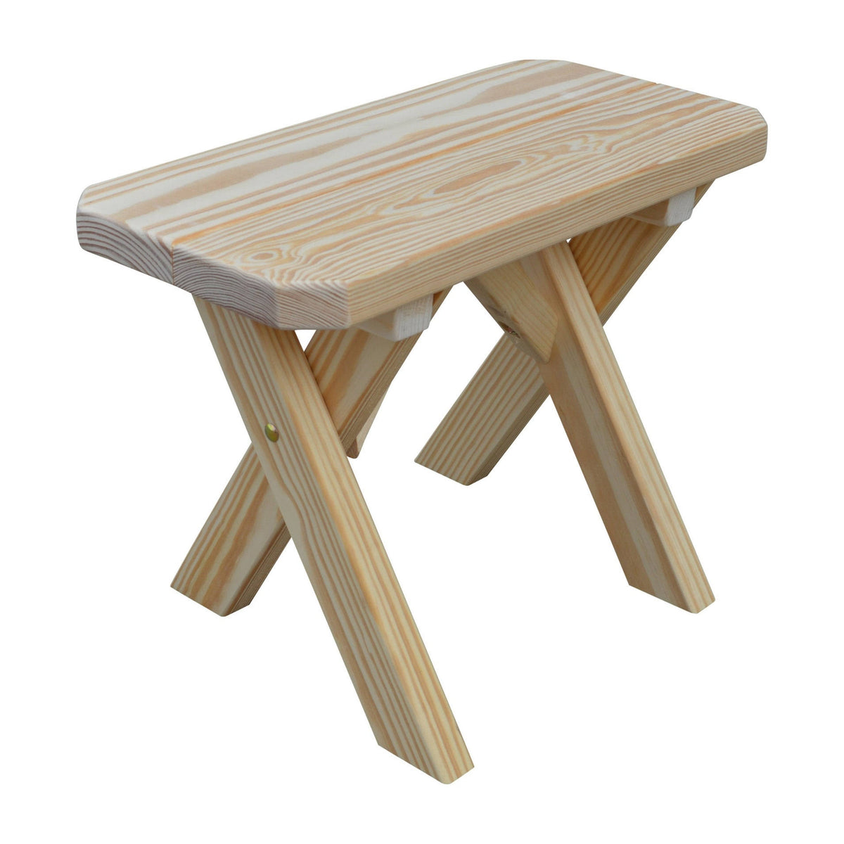 Caribbean Blue Crossleg Bench D506367
