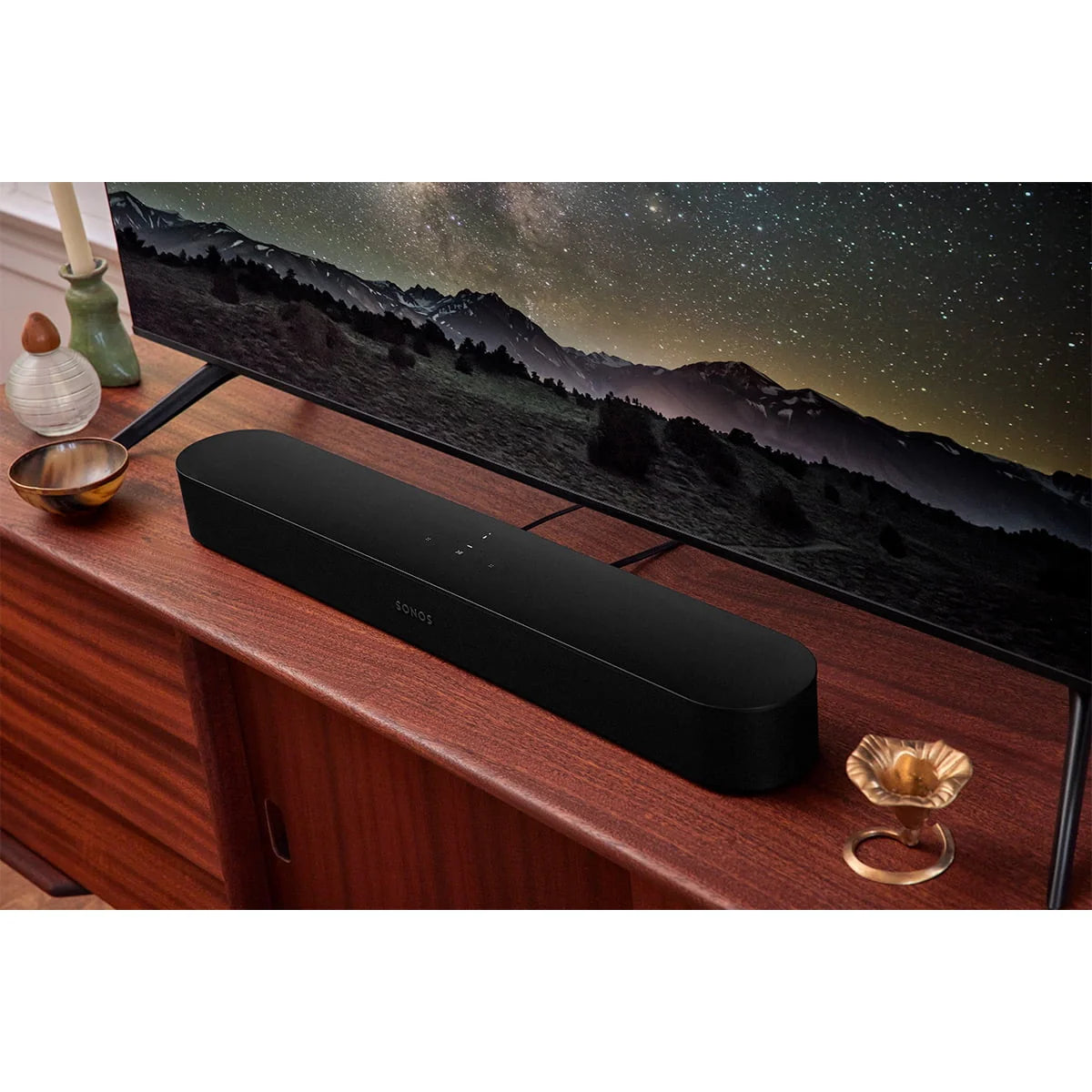 White Compact Smart Sound Bar with Dolby Atmos F845453