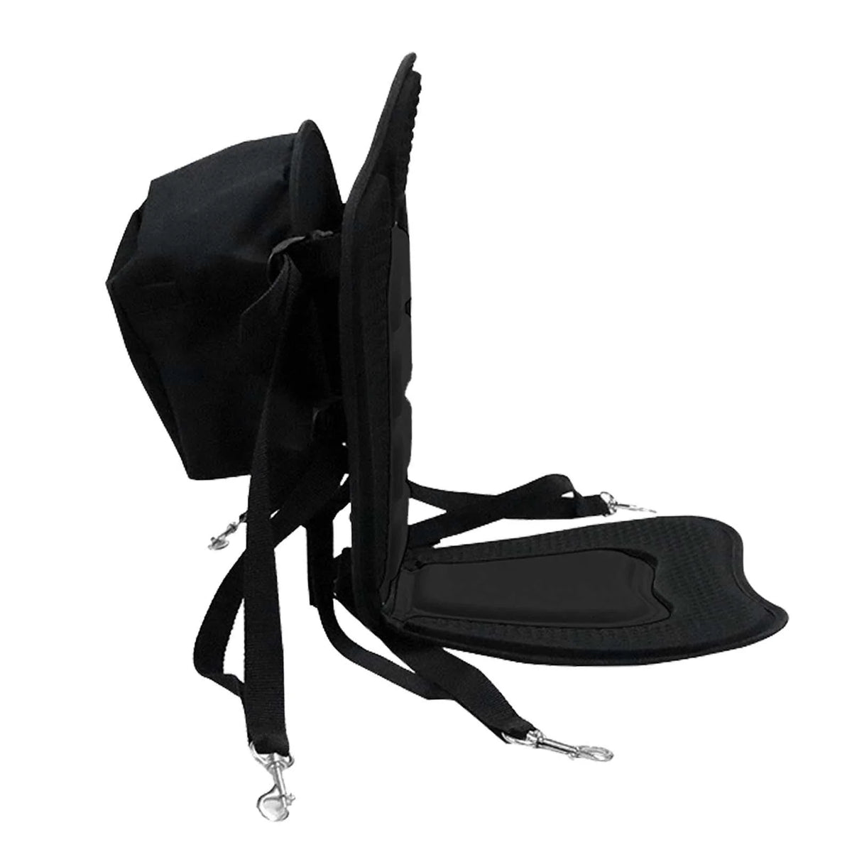 Black Kayak Seat Cushion with Detachable Backrest and Bag N81505