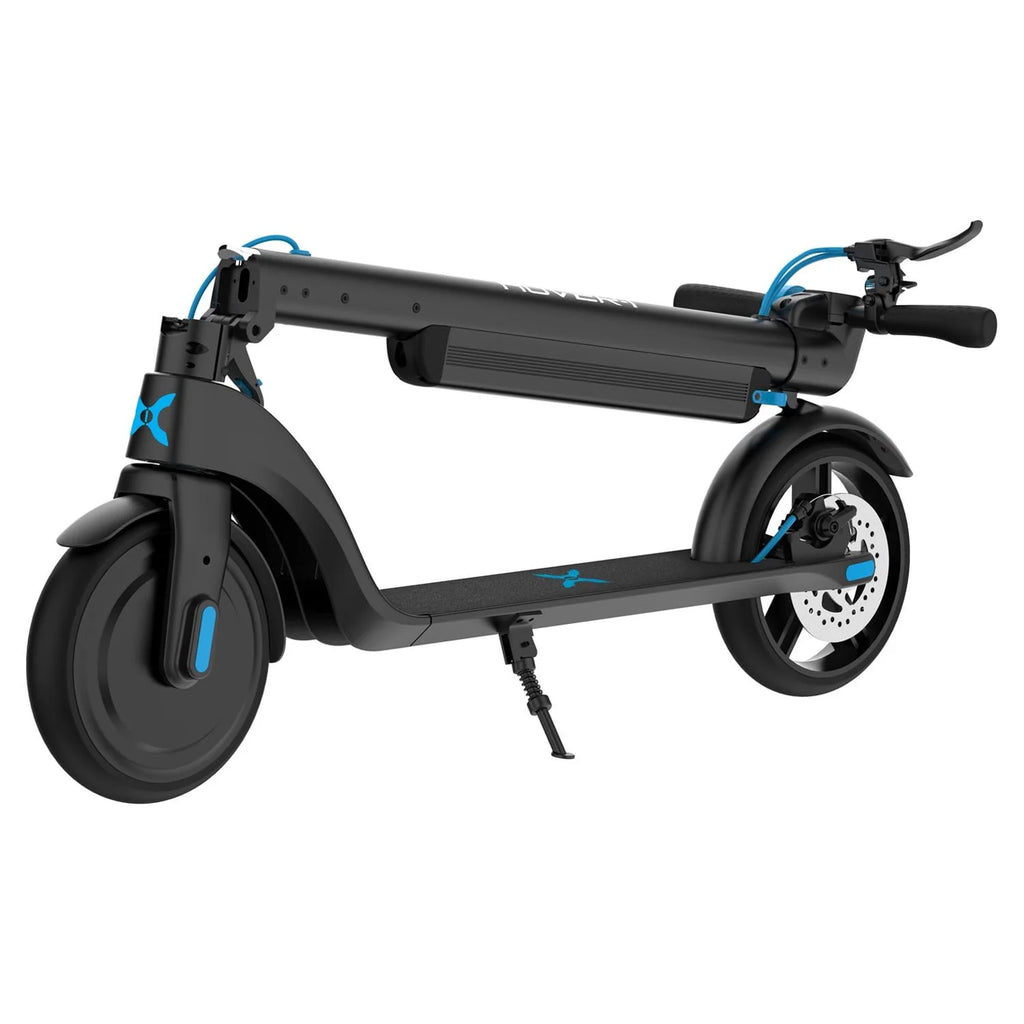 Electric Scooter with LED Headlights, 15 MPH Max Speed, 220 lbs Max Weight, Black R744