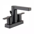 4 in. Centerset 2-Handle Low-Arc Bathroom Faucet in Bronze Y174