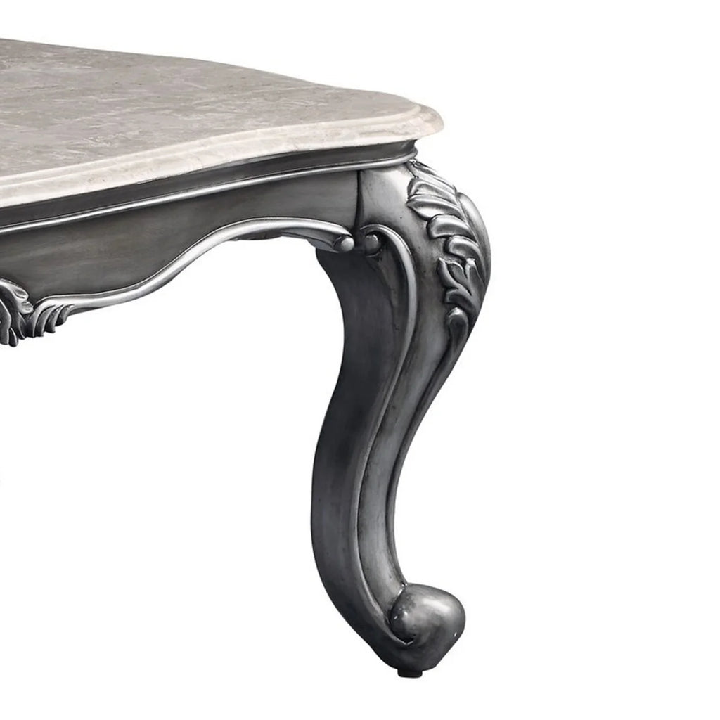 Gray Marble Top Coffee Table I144