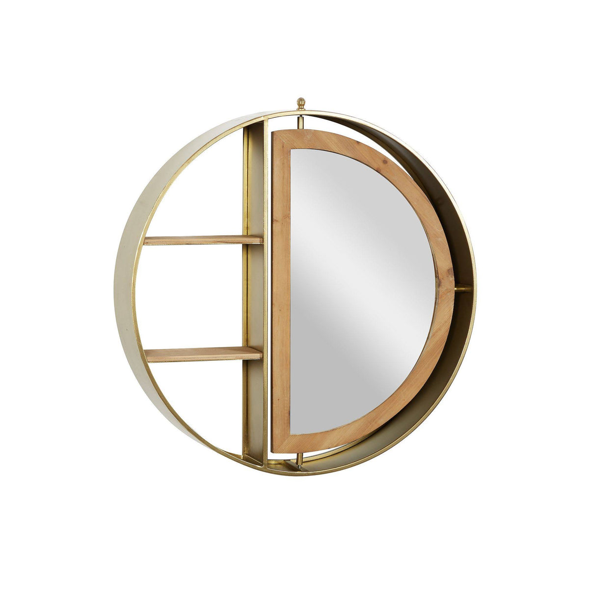 Gold Metal Wall Shelf R1524