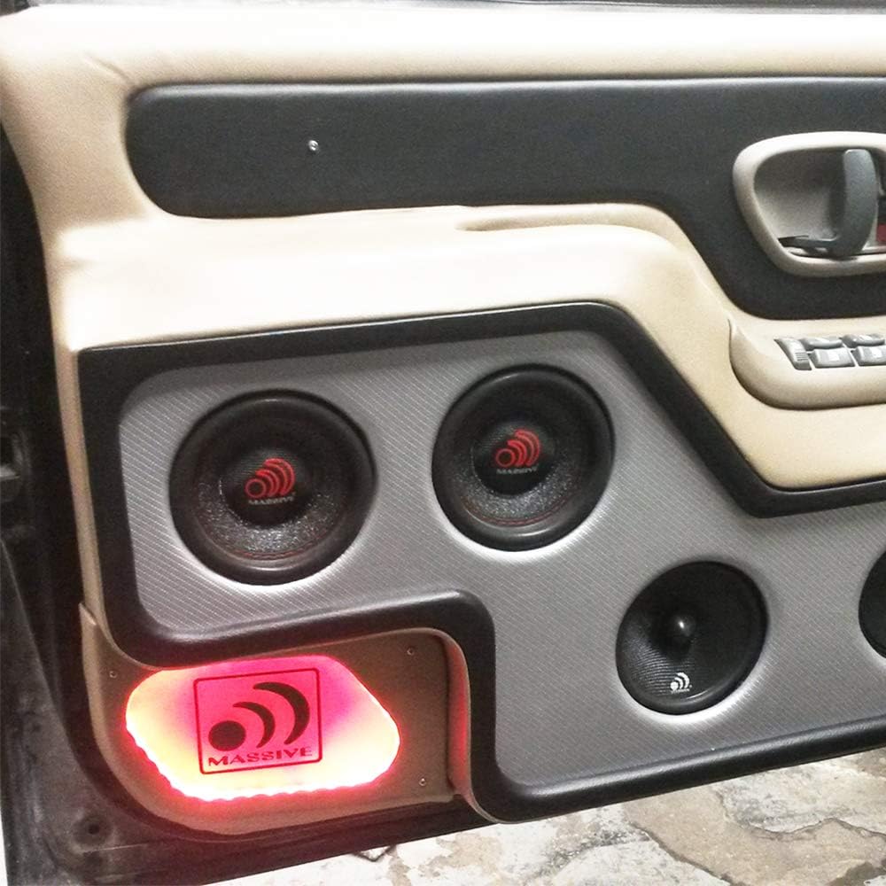 6.5 Inch Car Audio Subwoofer, 250 Watt RMS, Dual 4 Ohm V76085