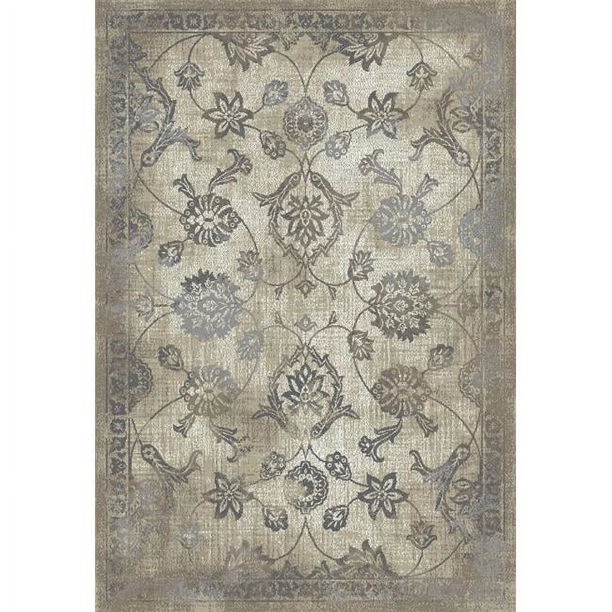 5X8 Antique Area Rug A8345