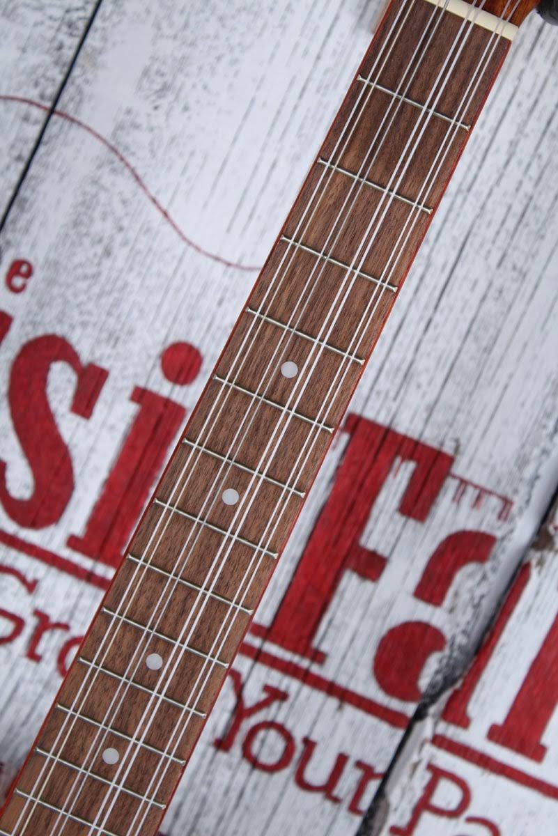 Solid Cedar Acacia 8 String Baritone Ukulele D7779