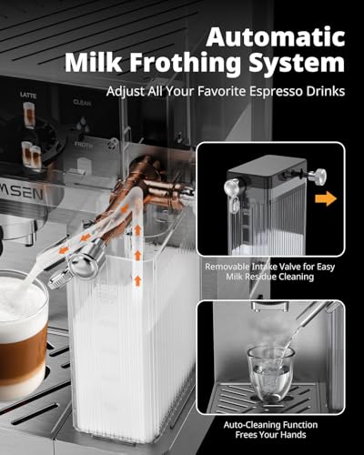 20 Bar Espresso Machine with Milk Frother and Dual Boiler B3571