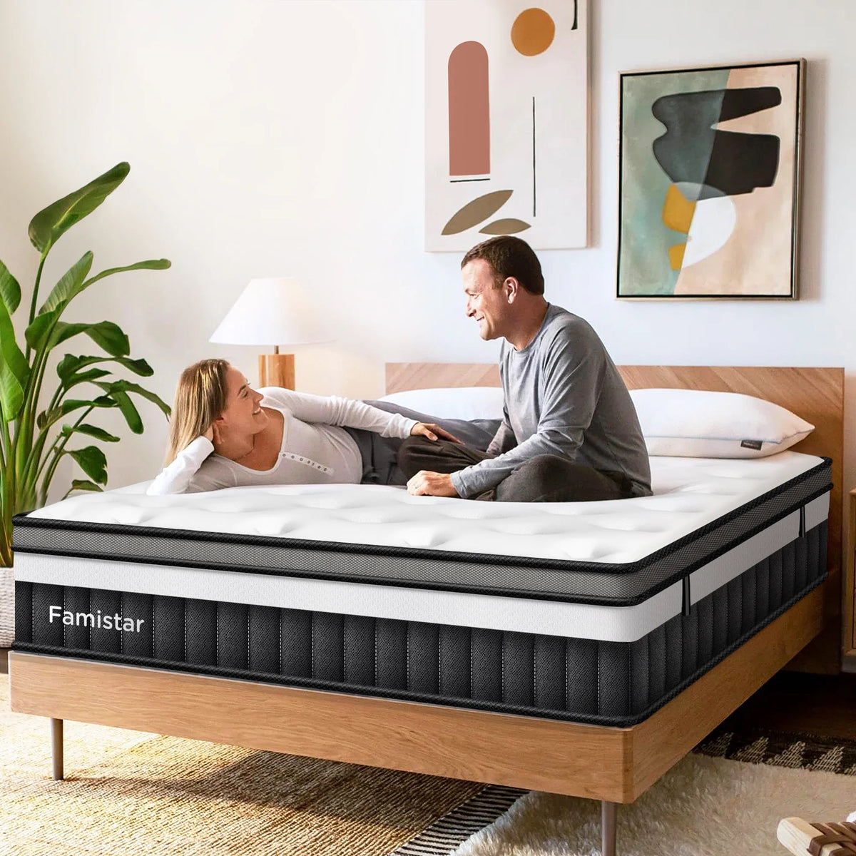 13 Inch Hybrid Innerspring Mattress with Memory Foam E15517