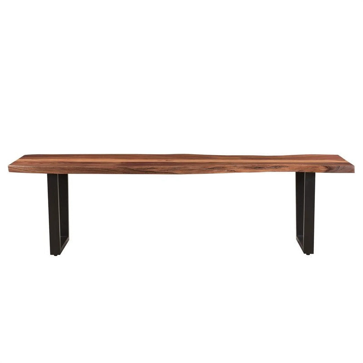 66" Live Edge Solid Wood Dining Bench C25748