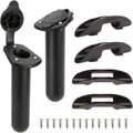 6 Pieces Fishing Rod Holders with Cap Cover and Paddle Holder Clips with Screws O347456