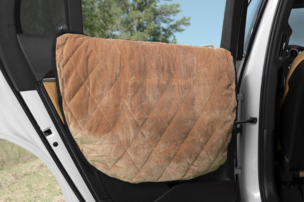 Quilted Velvet Waterproof Car Door Cover, Standard, Desert Sand S466209