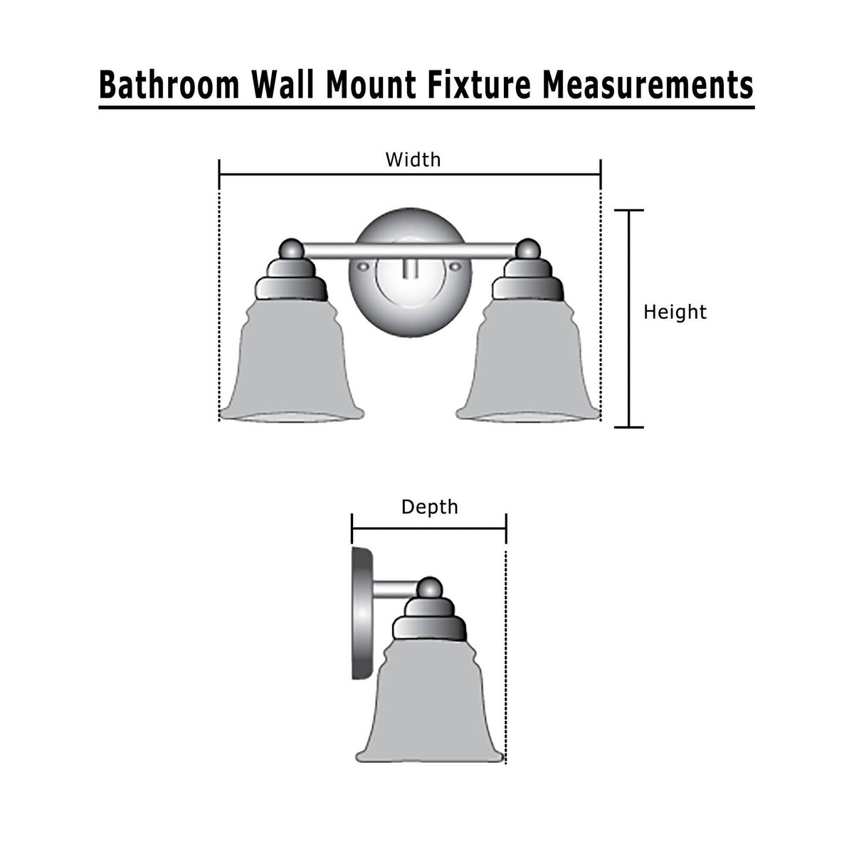Oil Rubbed Bronze Metal Bathroom Vanity Wall Light Fixture C771