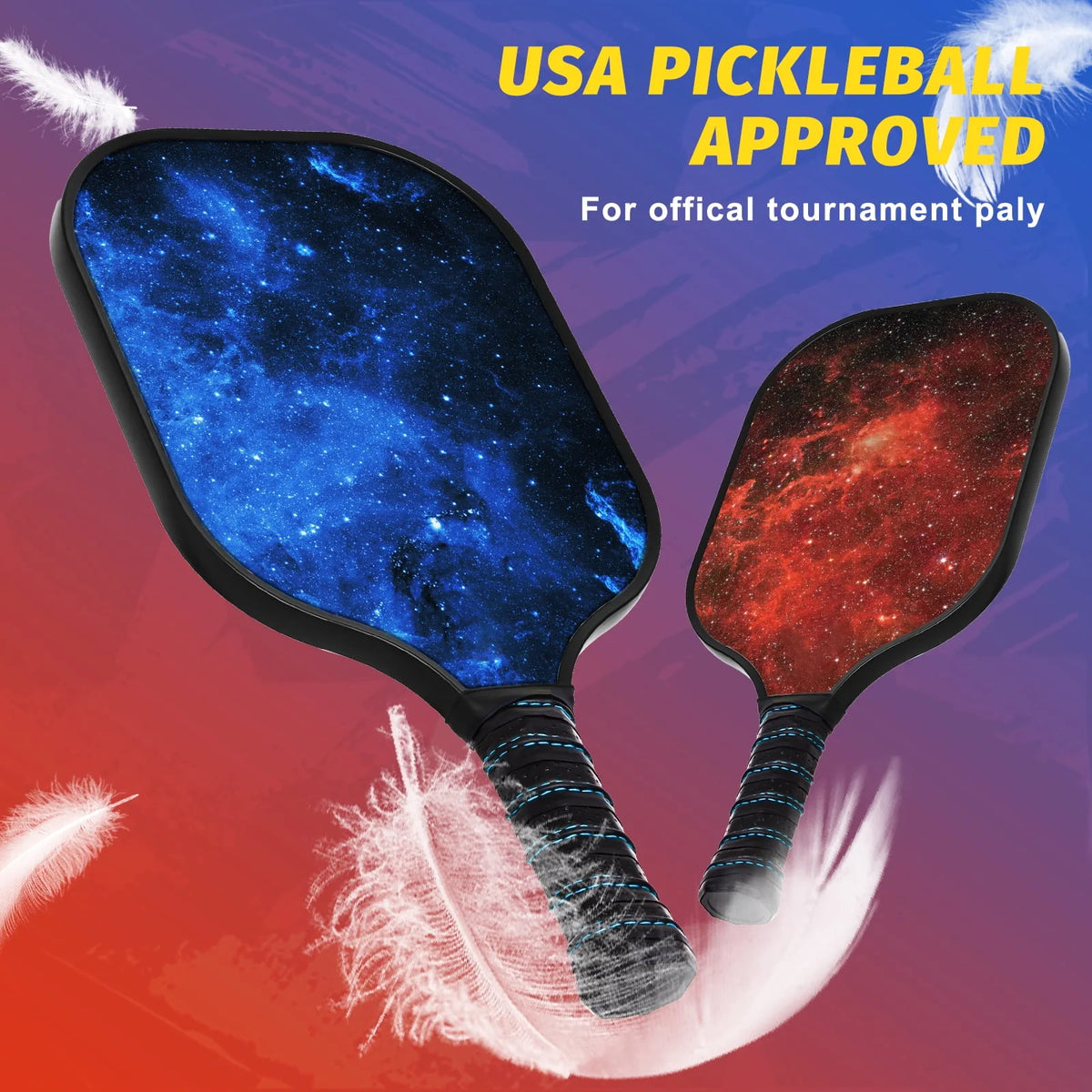 USAPA Approved Wood Pickleball Set with 4 Rackets, Bag, 4 Balls H931