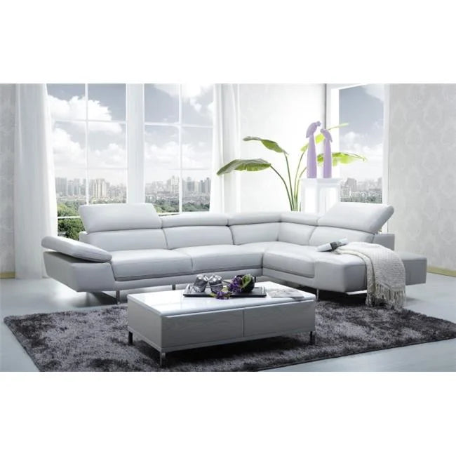 Italian Leather Sectional A91462