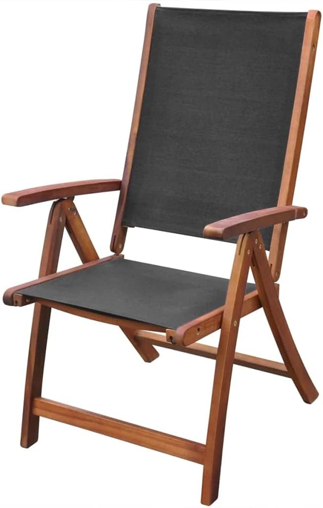 2X Solid Acacia Wood Garden Folding Chair C807
