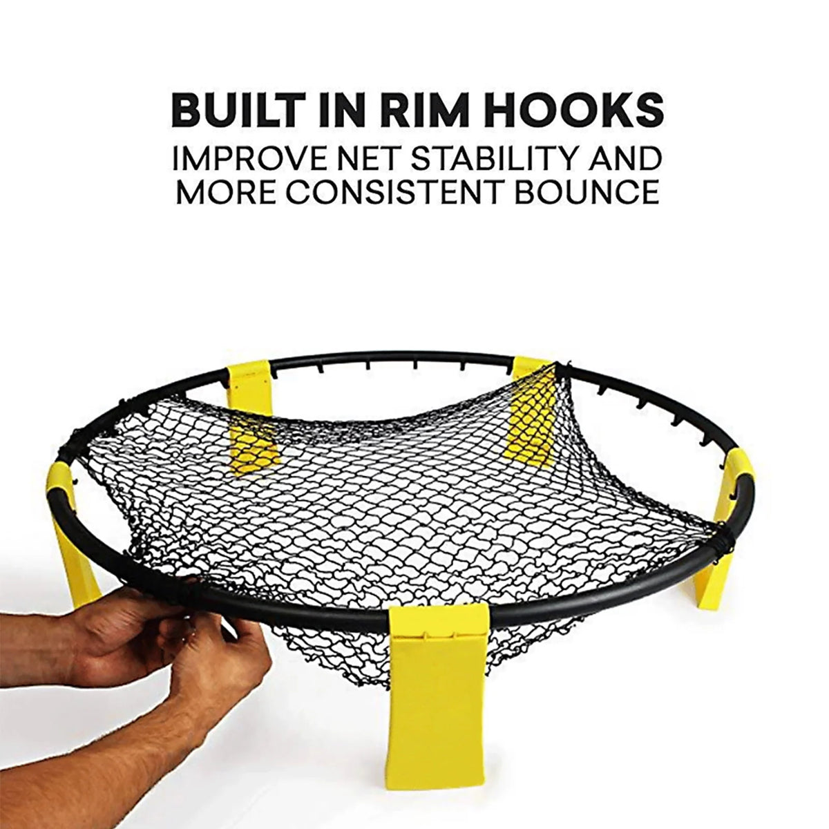 Roundnet Set with 3 Balls, Net, Pump, Carry Bag S424636
