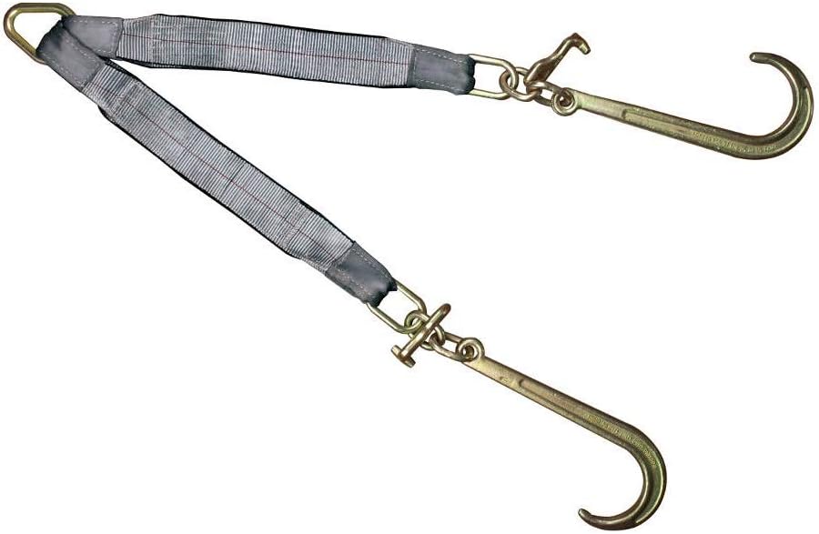 3'' Double Legs 15'' Tow Straps 5400 LBS Pack of 2 H615557