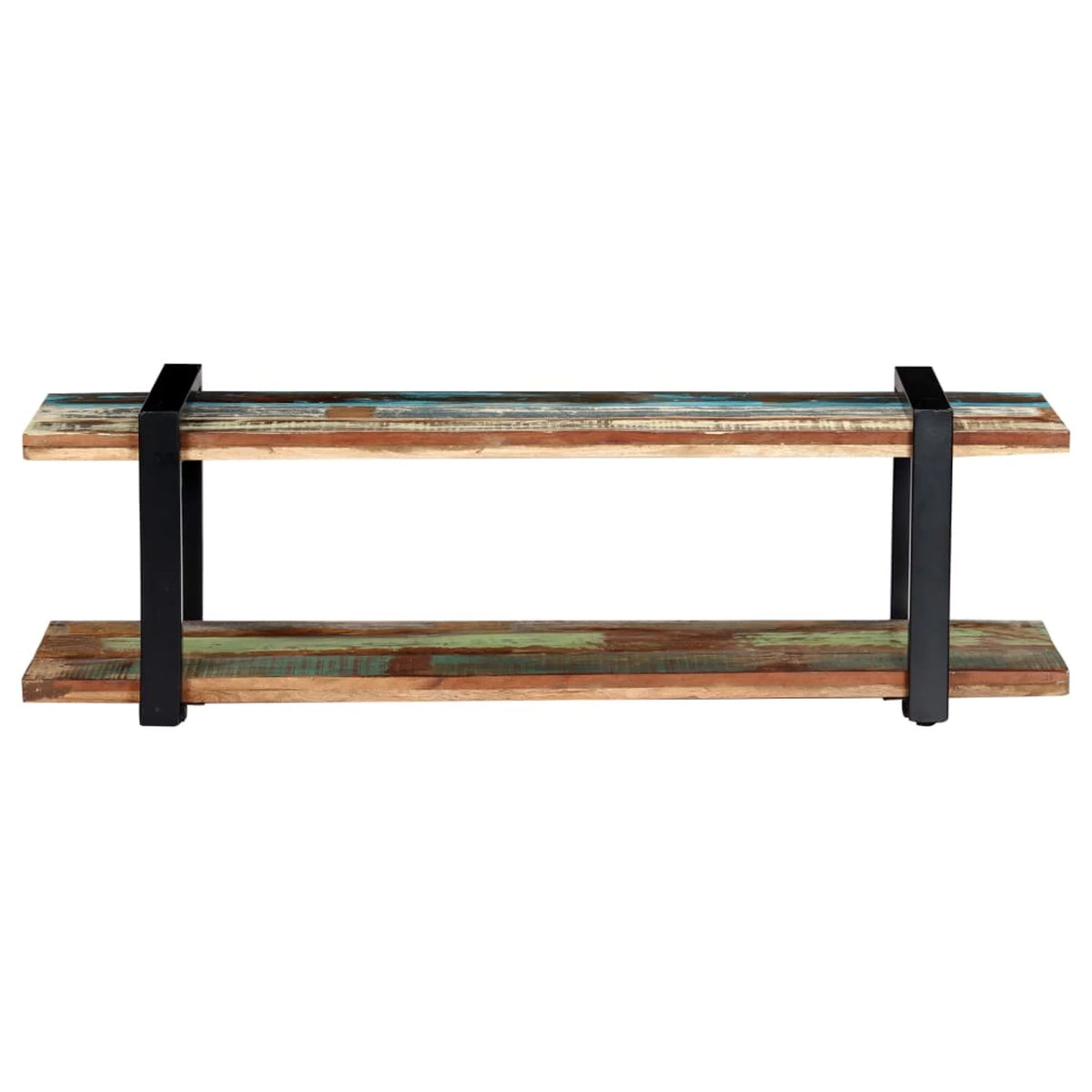 Reclaimed Wood TV Stand with Bottom Shelf C42620
