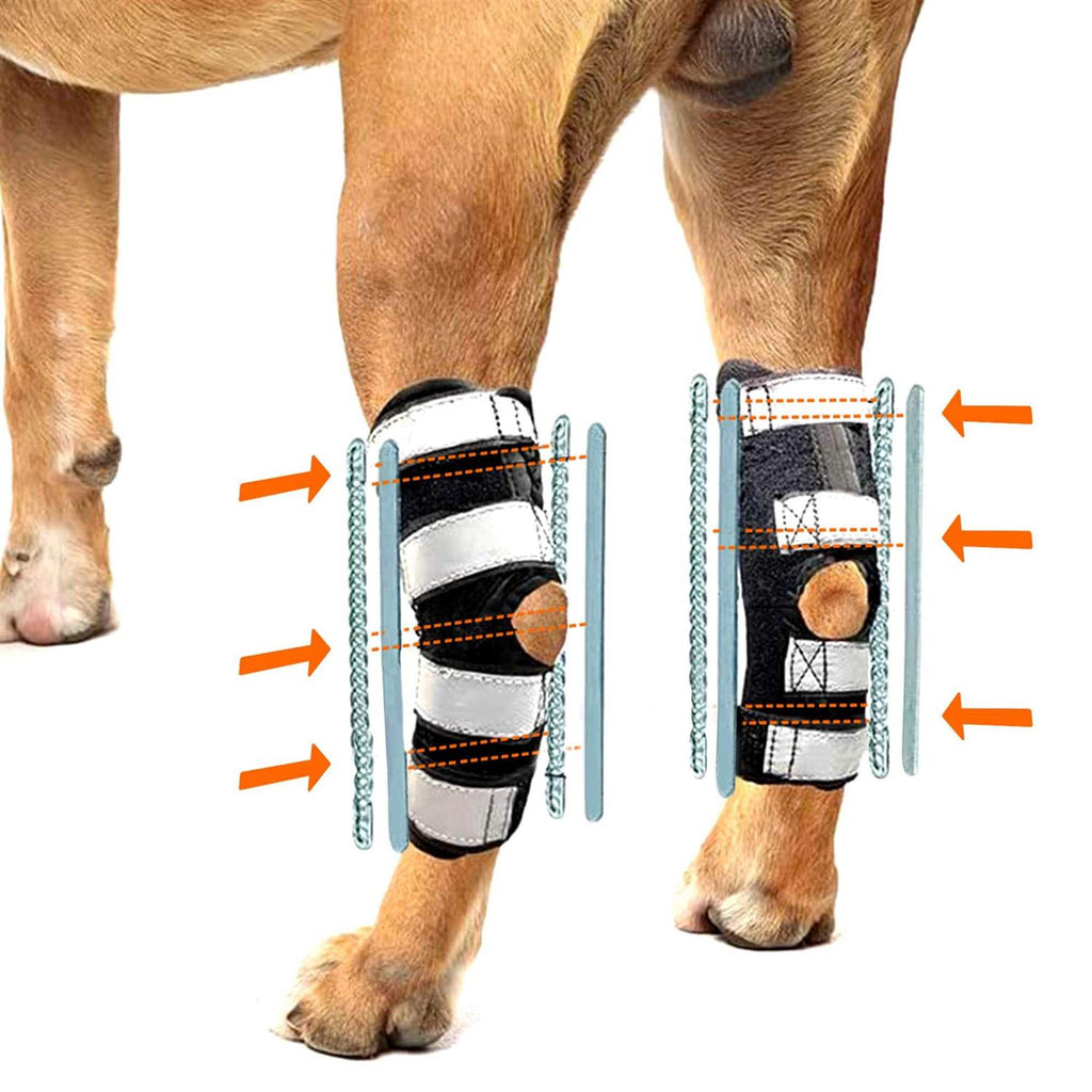 3-in-1 Dog Rear Leg Support Splint Braces I35843