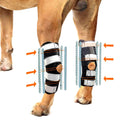 3-in-1 Dog Rear Leg Support Splint Braces I35843