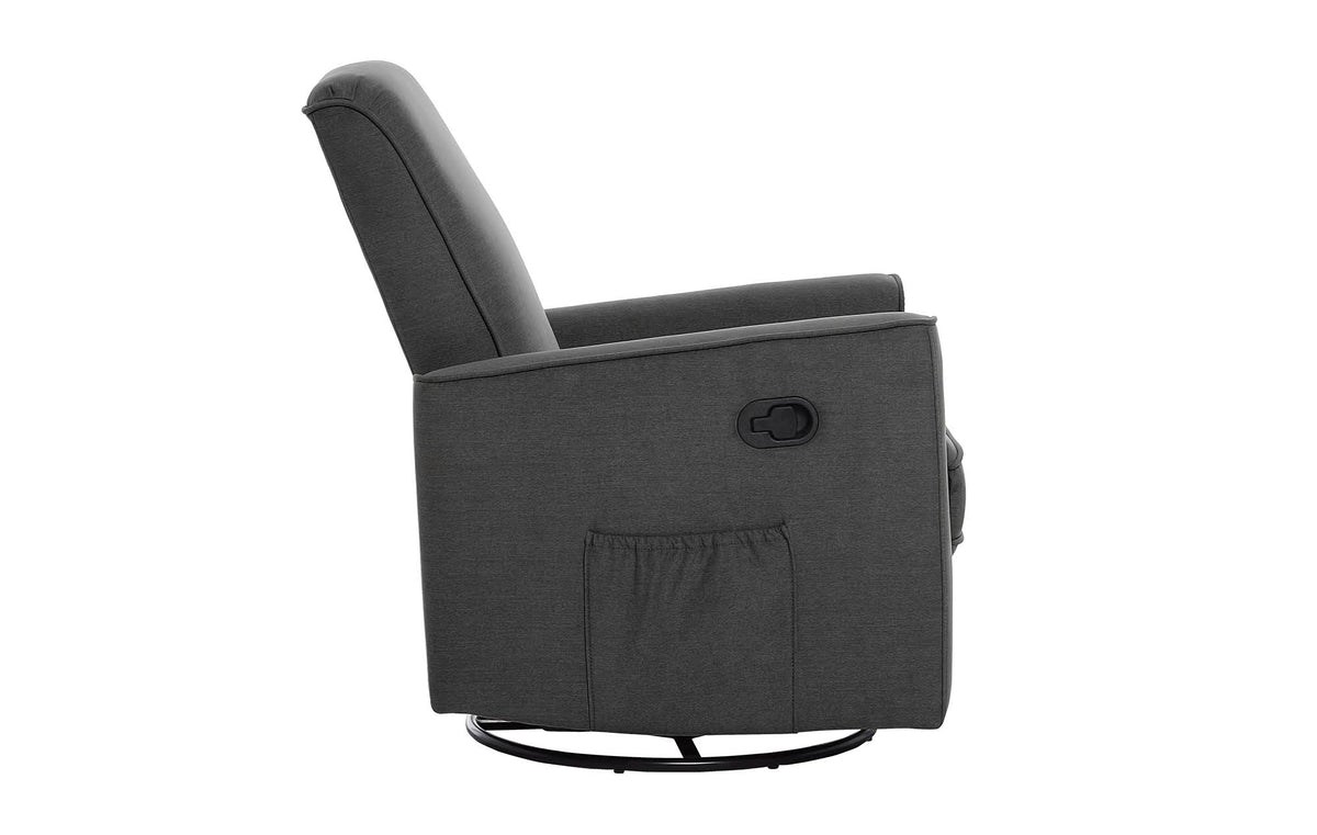 Rustic Grey Glider Recliner and Rocker J356
